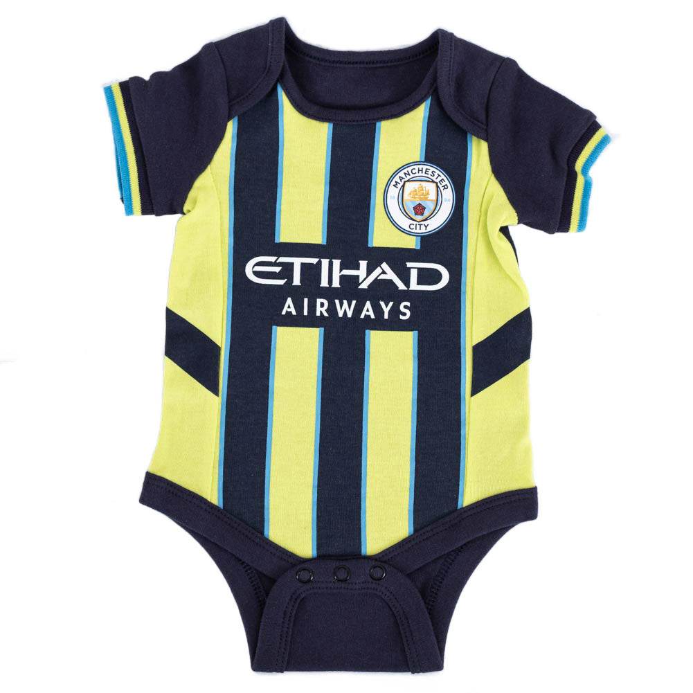 Manchester City FC 24/25 Season 2 Pack Bodysuit 12-18 Mths - Gift Arch