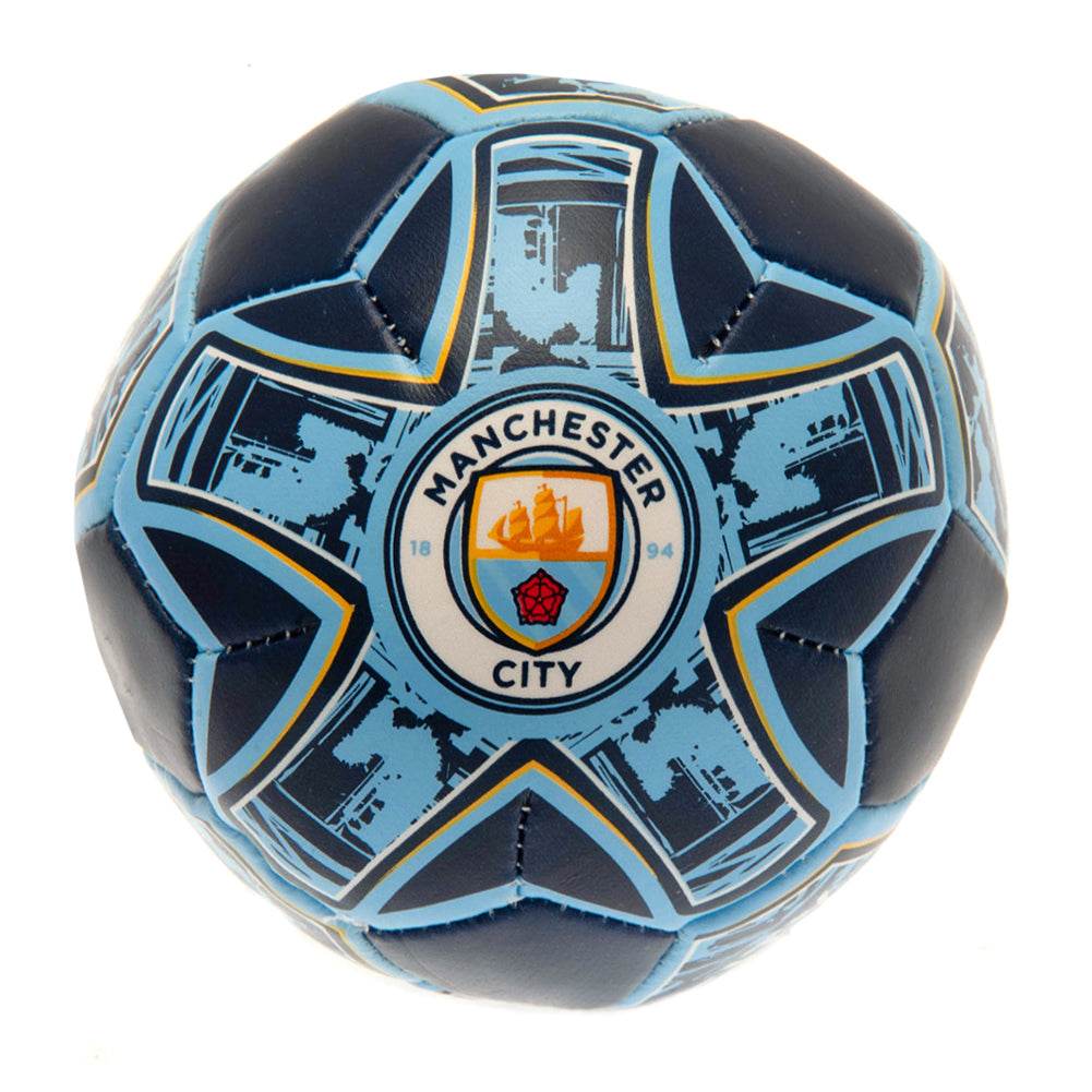 Manchester City FC 4 inch Soft Ball - Gift Arch