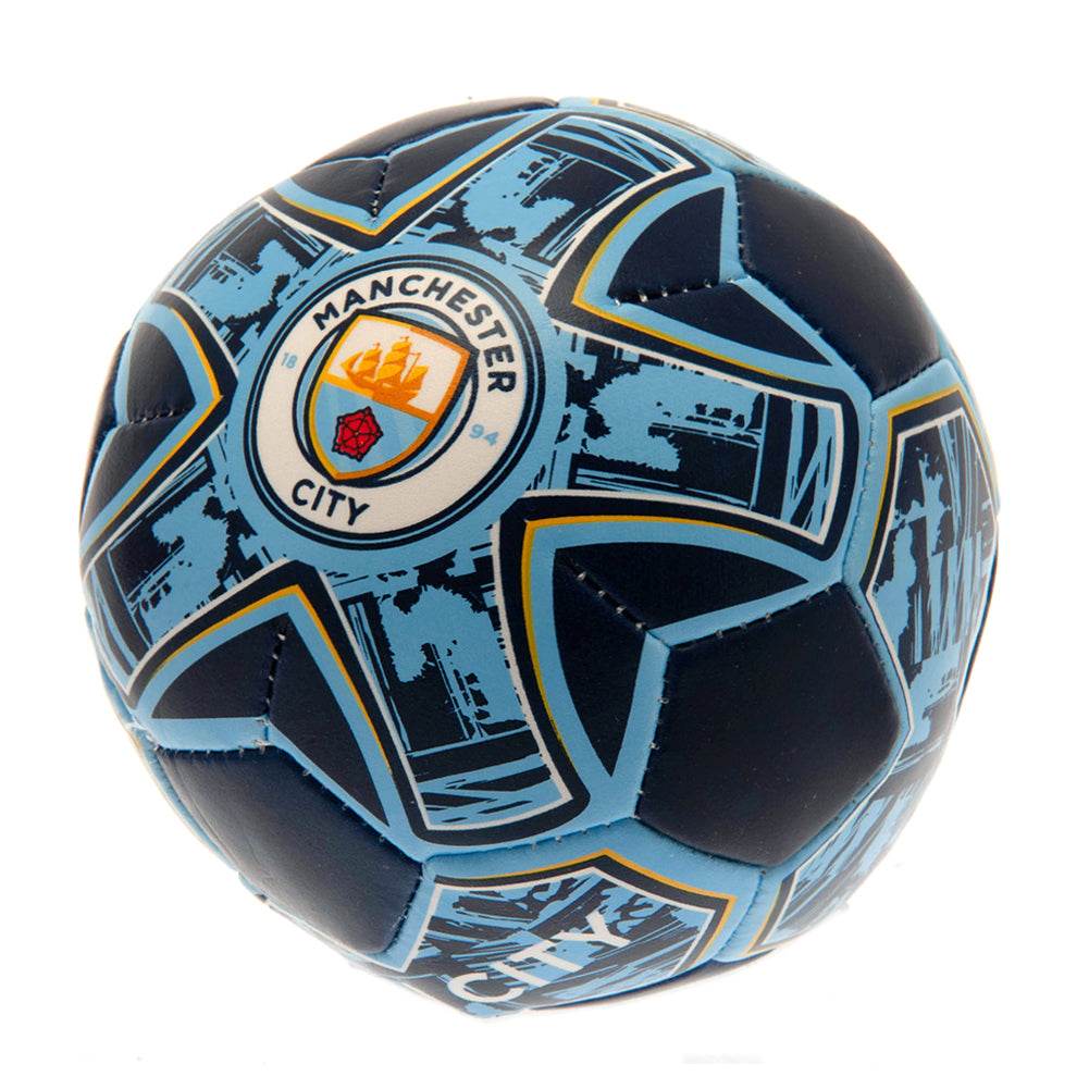 Manchester City FC 4 inch Soft Ball - Gift Arch