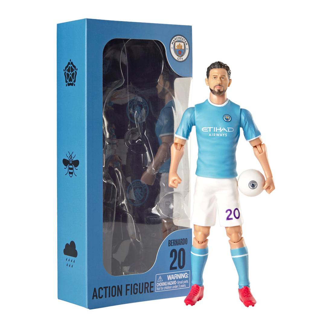 Manchester City FC Bernardo Silva 20cm Action Figure - Gift Arch