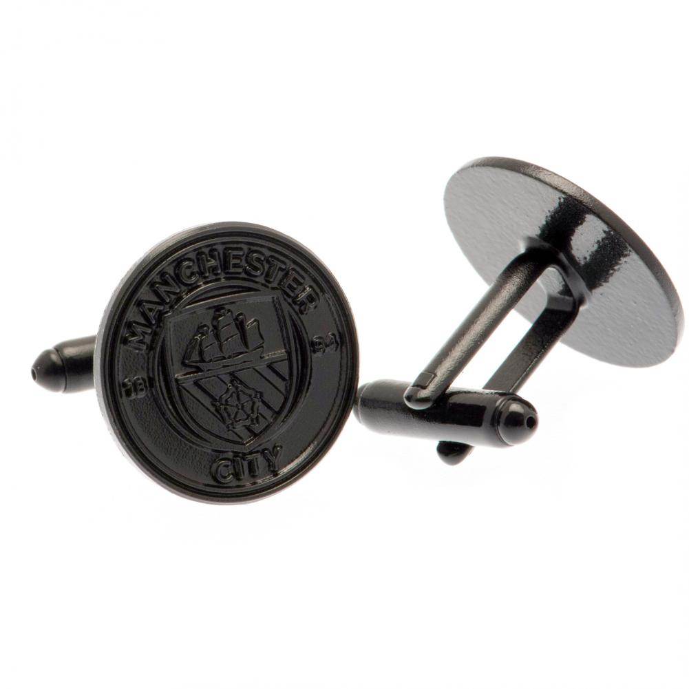Manchester City FC Black IP Cufflinks - Gift Arch
