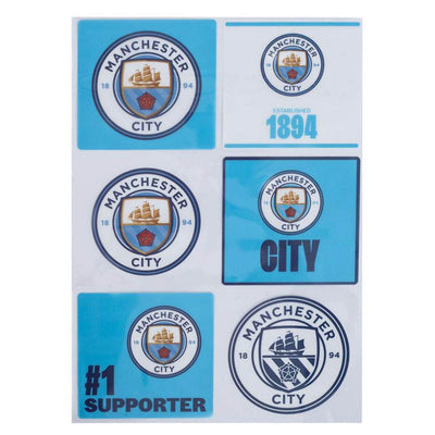 Manchester City FC Car Decal Set - Gift Arch
