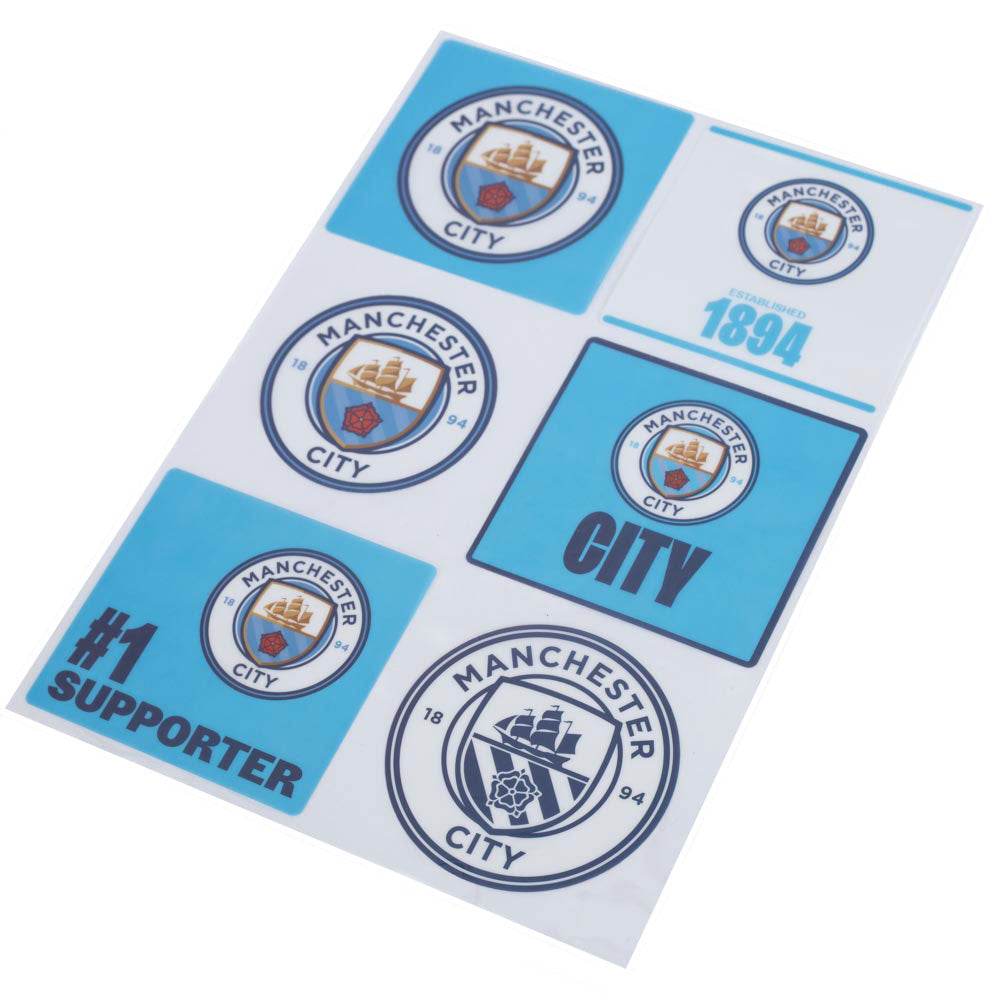 Manchester City FC Car Decal Set - Gift Arch