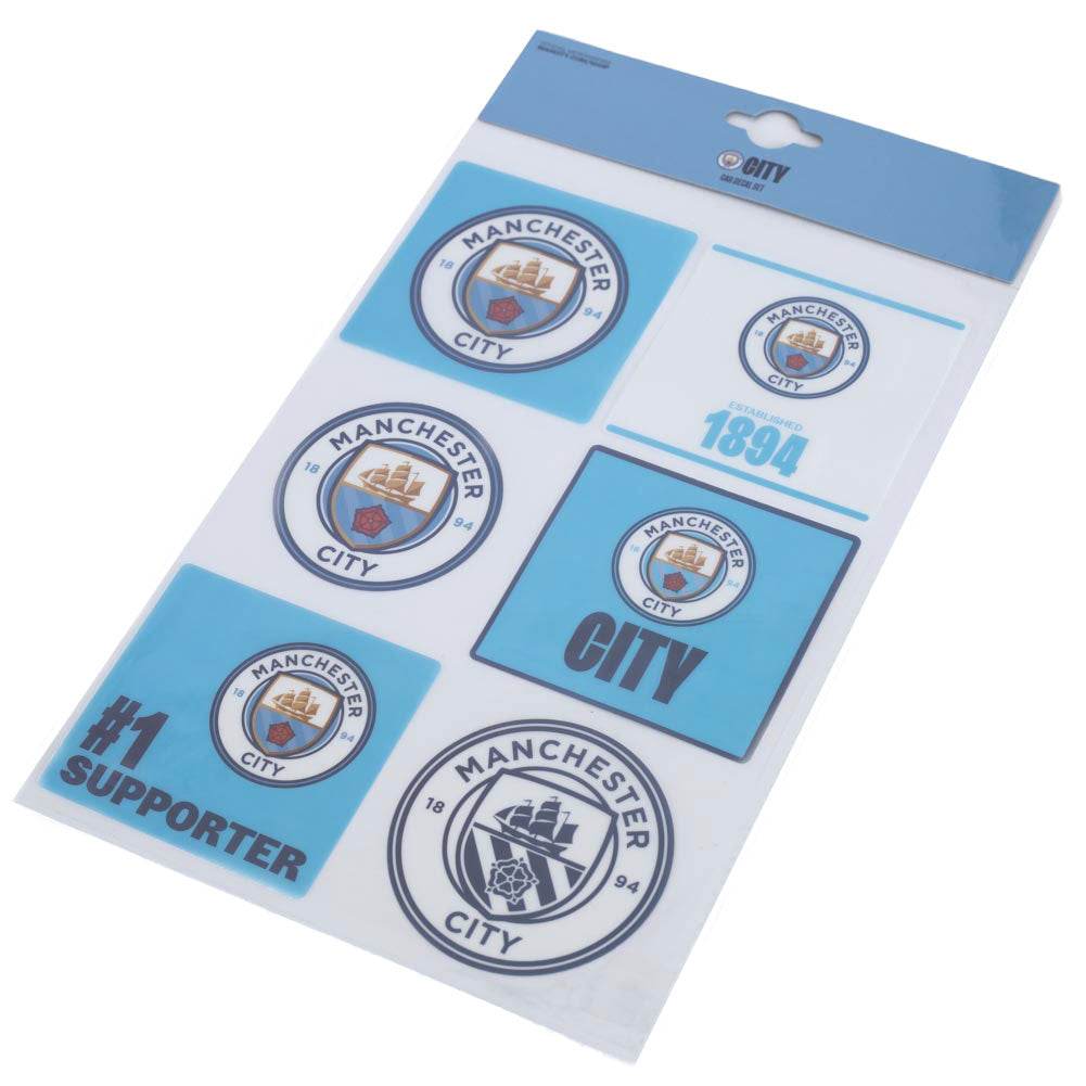 Manchester City FC Car Decal Set - Gift Arch