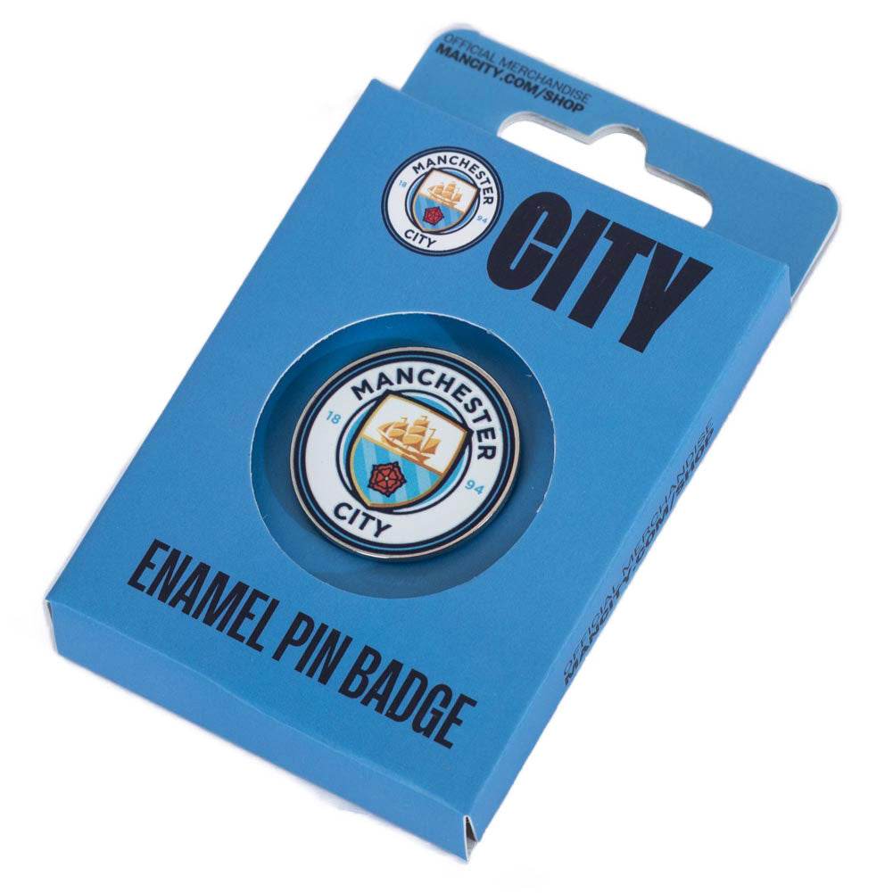 Manchester City FC Club Crest Pin Badge - Gift Arch