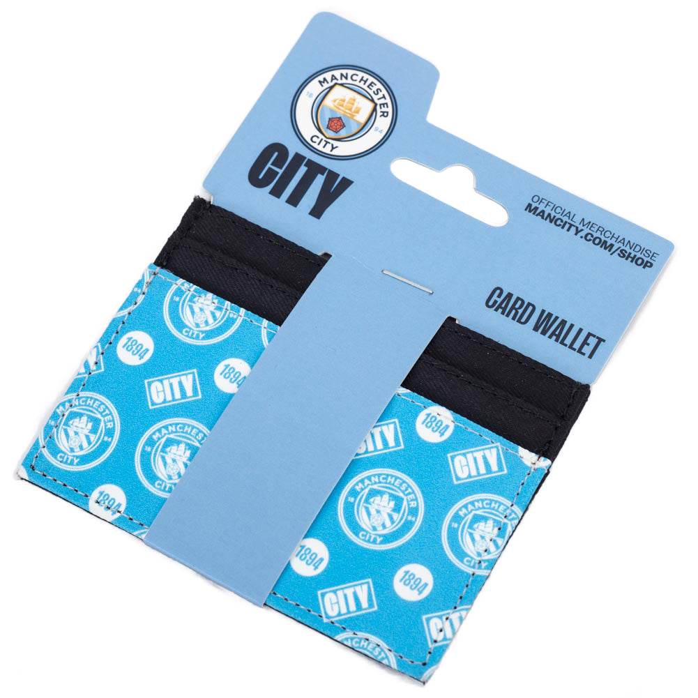 Manchester City FC Coloured Icon Card Holder - Gift Arch