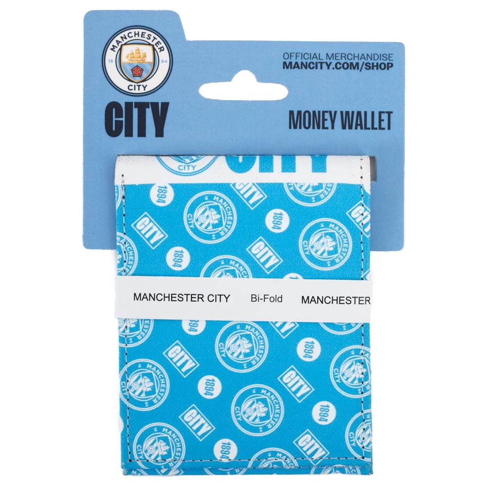 Manchester City FC Coloured Icon Wallet - Gift Arch