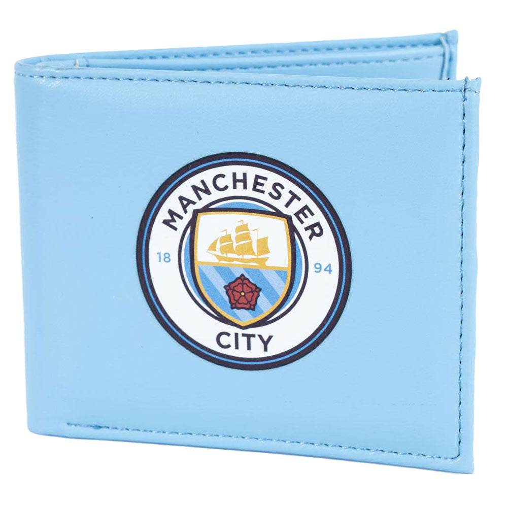 Manchester City FC Coloured PU Wallet - Gift Arch
