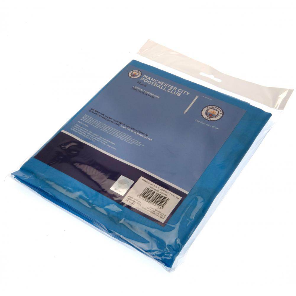 Manchester City FC Core Crest Flag - Gift Arch