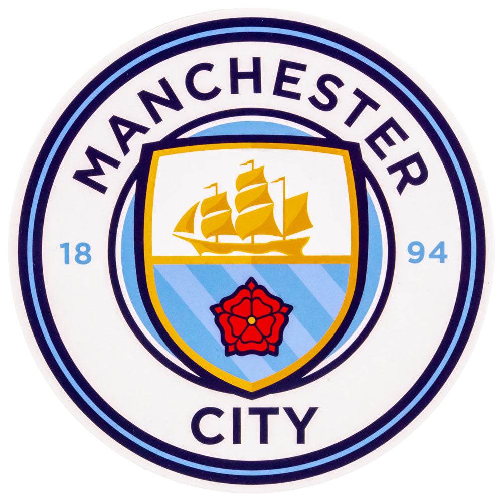 Manchester City FC Crest Car Sticker - Gift Arch