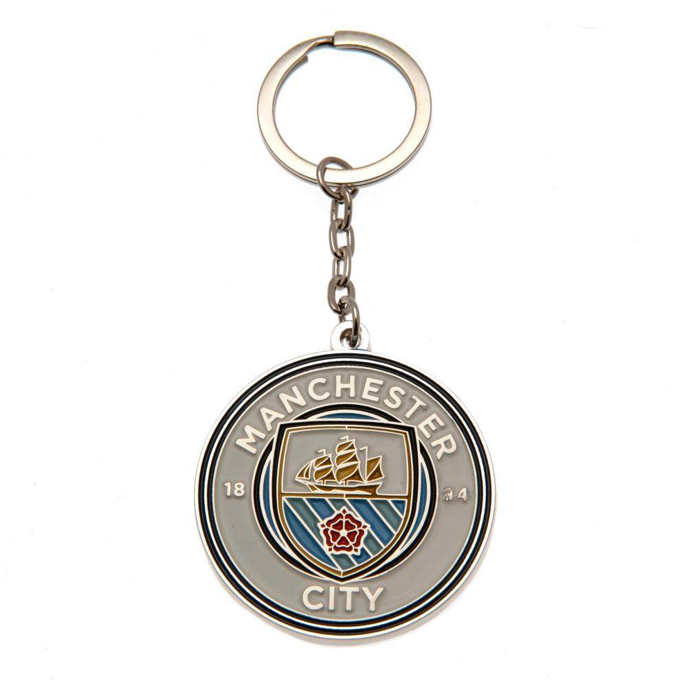 Manchester City FC Crest Keyring - Gift Arch