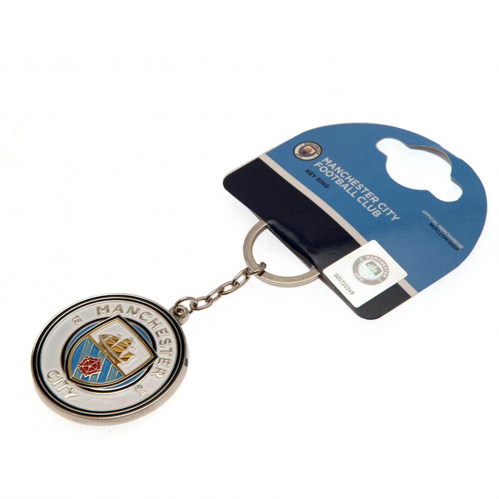 Manchester City FC Crest Keyring - Gift Arch