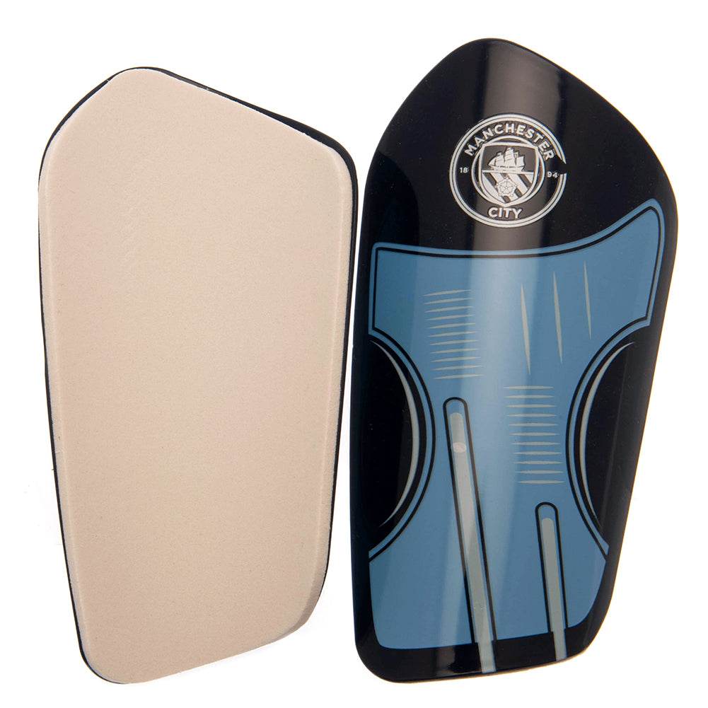 Manchester City FC Delta Shin Pads Youths - Gift Arch