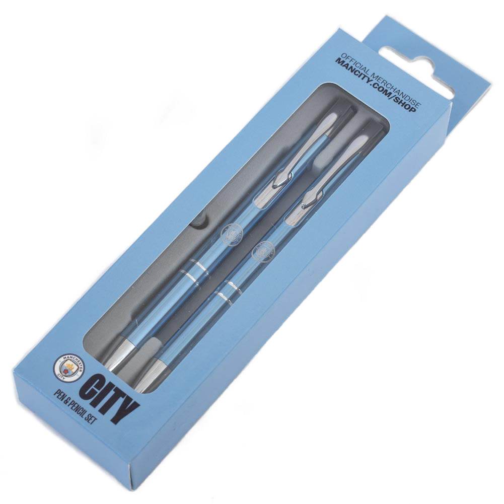 Manchester City FC Executive Pen & Pencil Set - Gift Arch