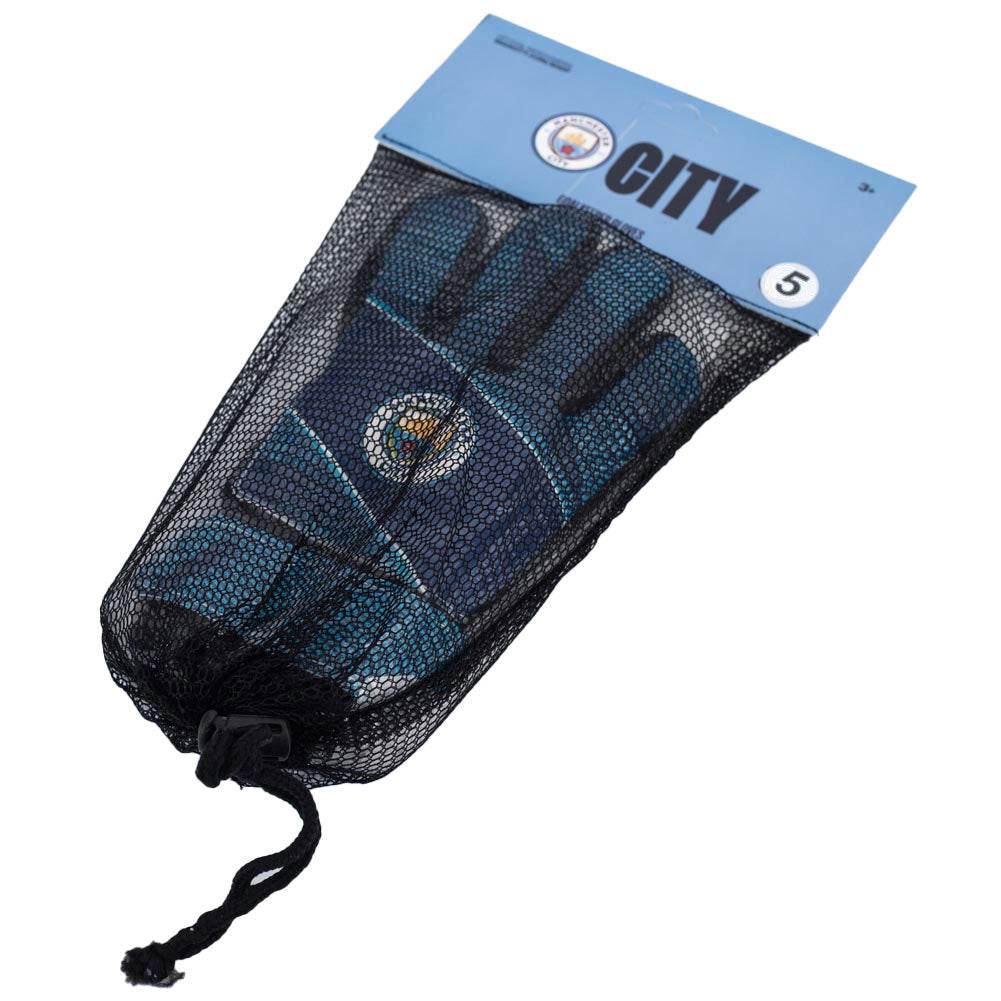 Manchester City FC Fuse Goalkeeper Gloves Kids - Gift Arch