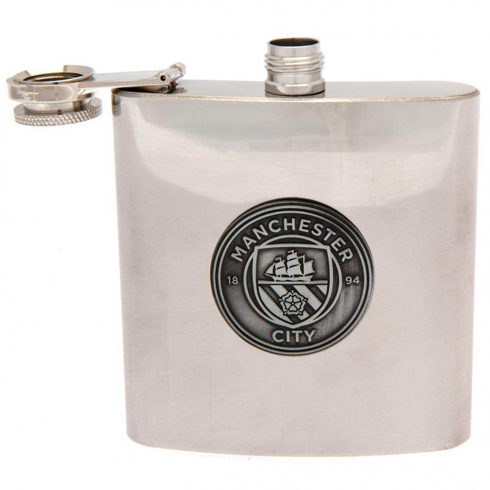 Manchester City FC Hip Flask - Gift Arch