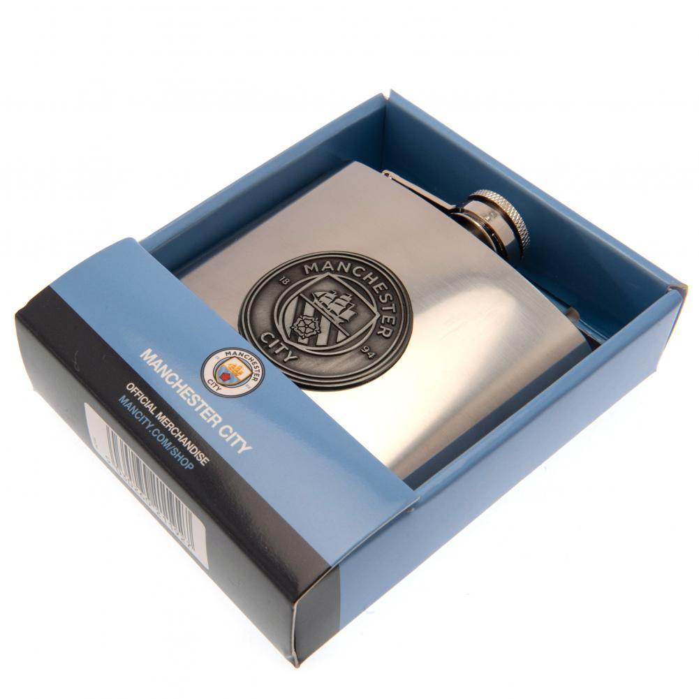 Manchester City FC Hip Flask - Gift Arch
