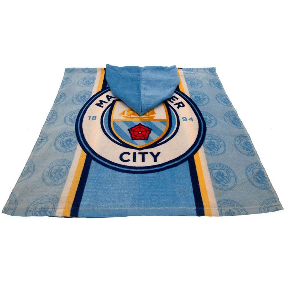 Manchester City FC Kids Hooded Poncho - Gift Arch