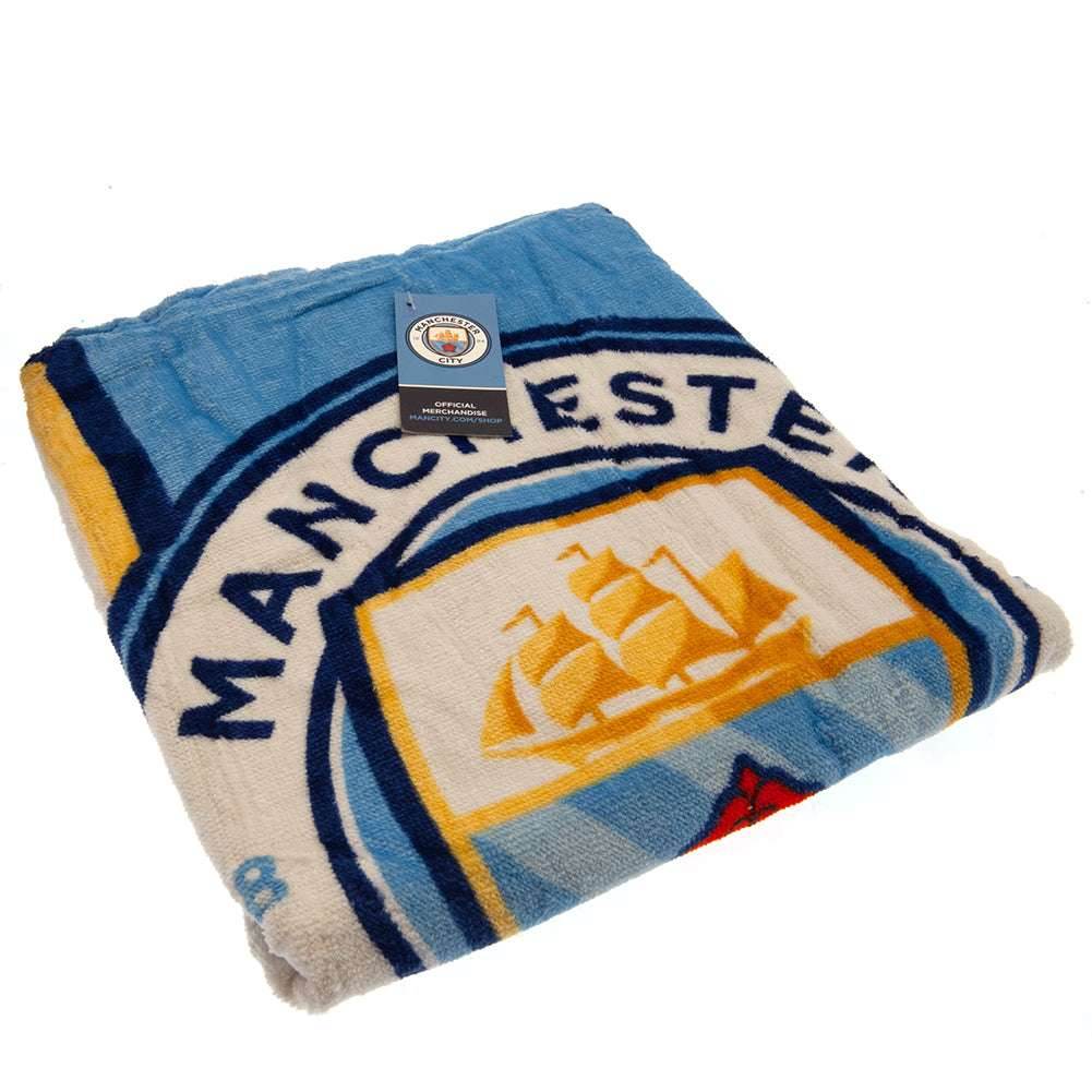 Manchester City FC Kids Hooded Poncho - Gift Arch
