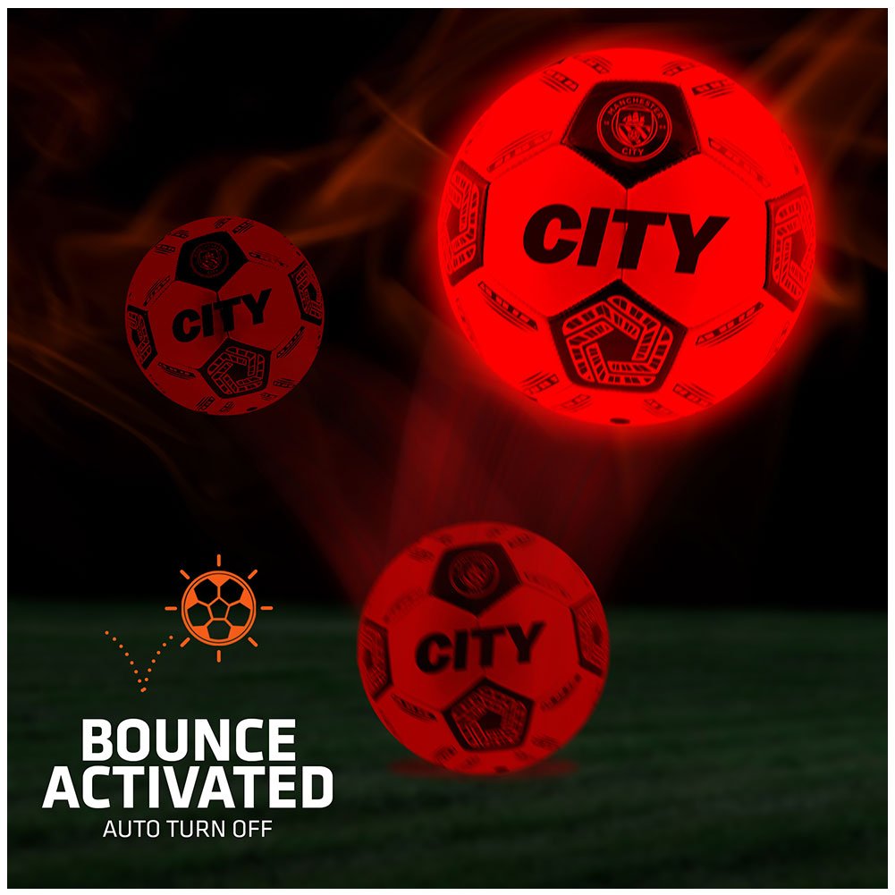 Manchester City FC LED Glow Football - Gift Arch
