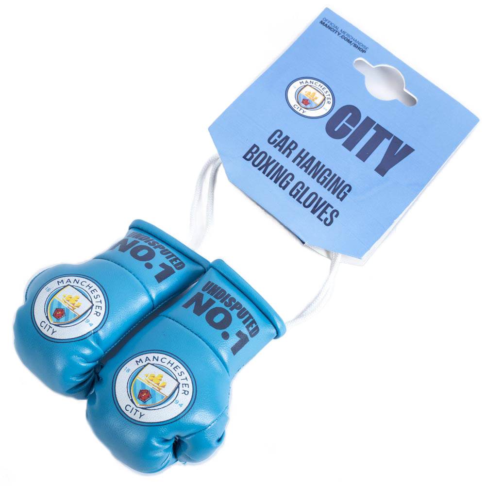 Manchester City FC Mini Boxing Gloves - Gift Arch