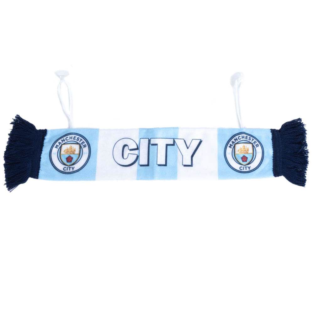 Manchester City FC Mini Car Bar Scarf - Gift Arch