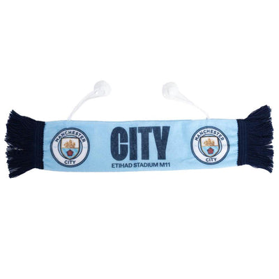 Manchester City FC Mini Car Scarf - Gift Arch