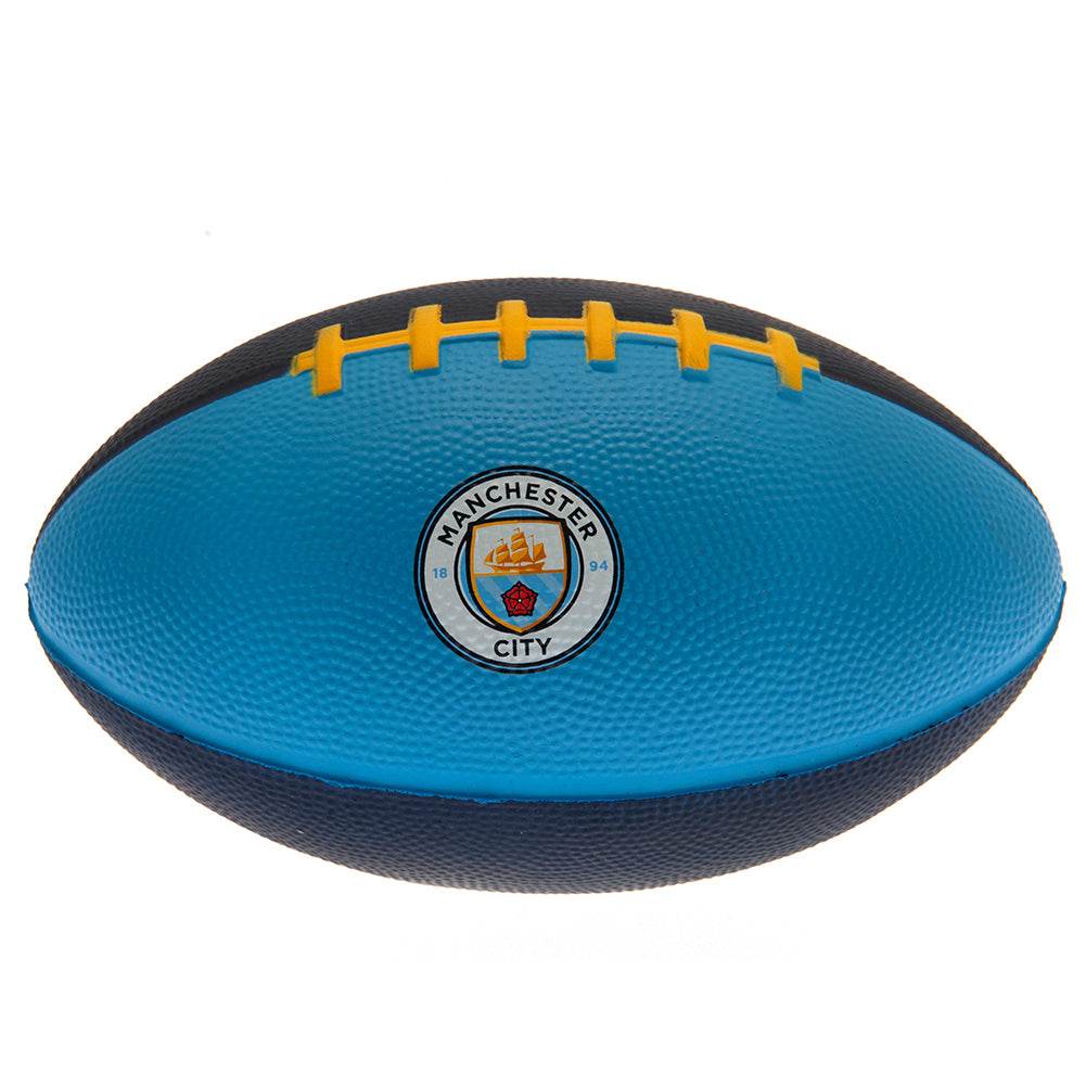 Manchester City FC Mini Foam American Football - Gift Arch