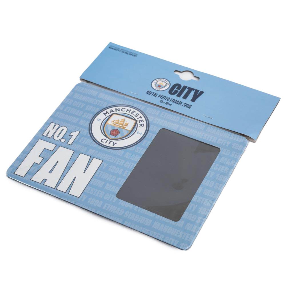 Manchester City FC No1 Fan Picture Frame Sign - Gift Arch