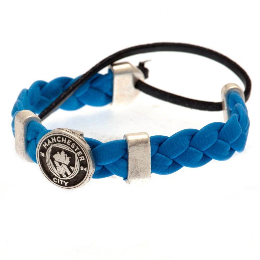 Manchester City FC PU Slider Bracelet - Gift Arch