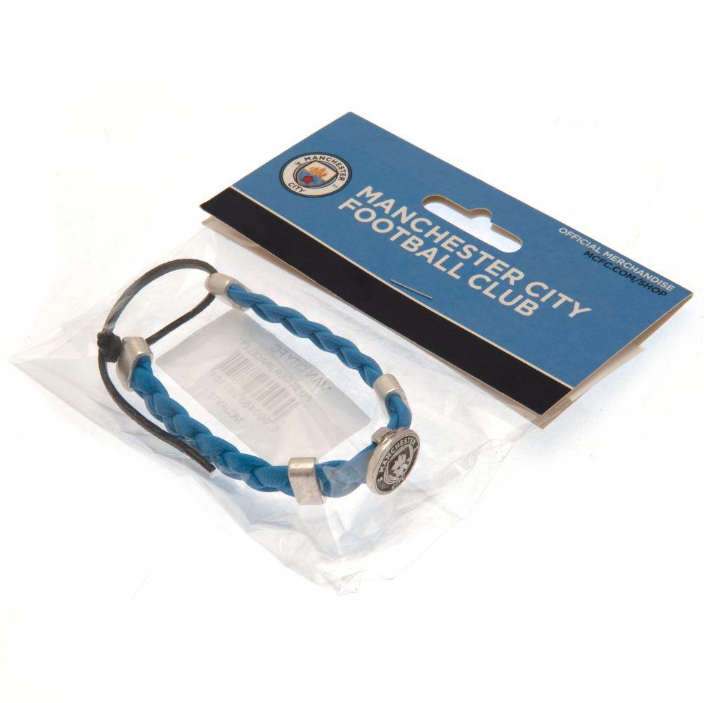 Manchester City FC PU Slider Bracelet - Gift Arch