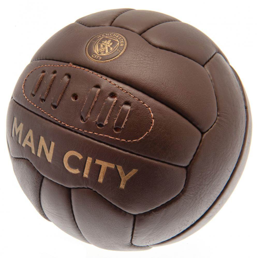 Manchester City FC Retro Heritage Football - Gift Arch