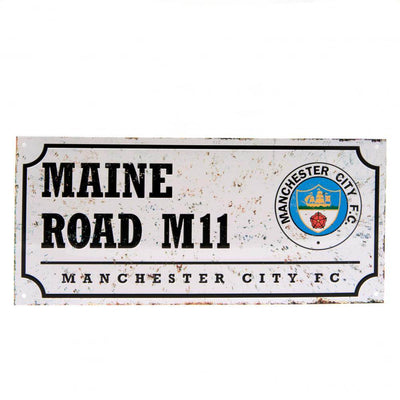 Manchester City FC Retro Street Sign - Gift Arch