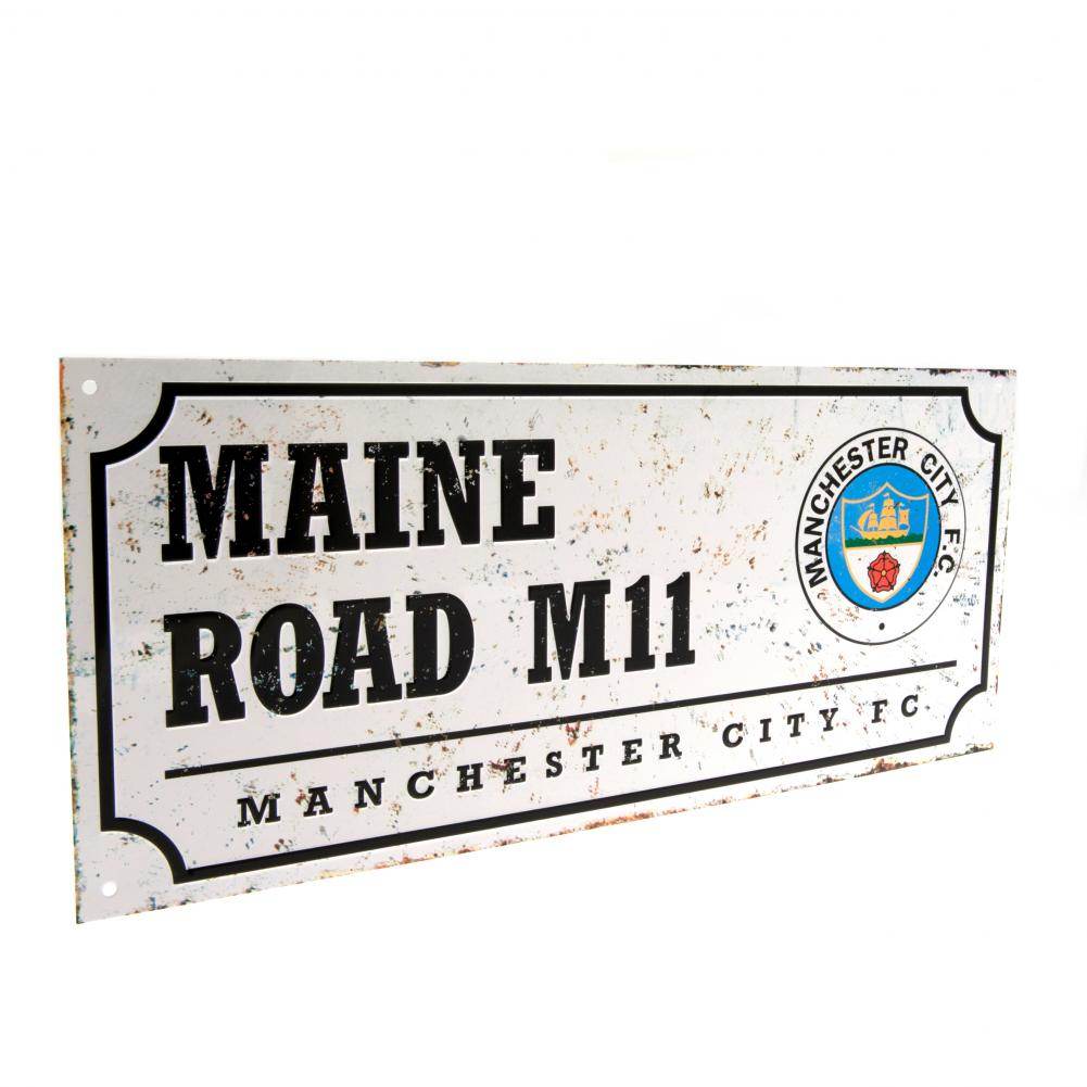 Manchester City FC Retro Street Sign - Gift Arch
