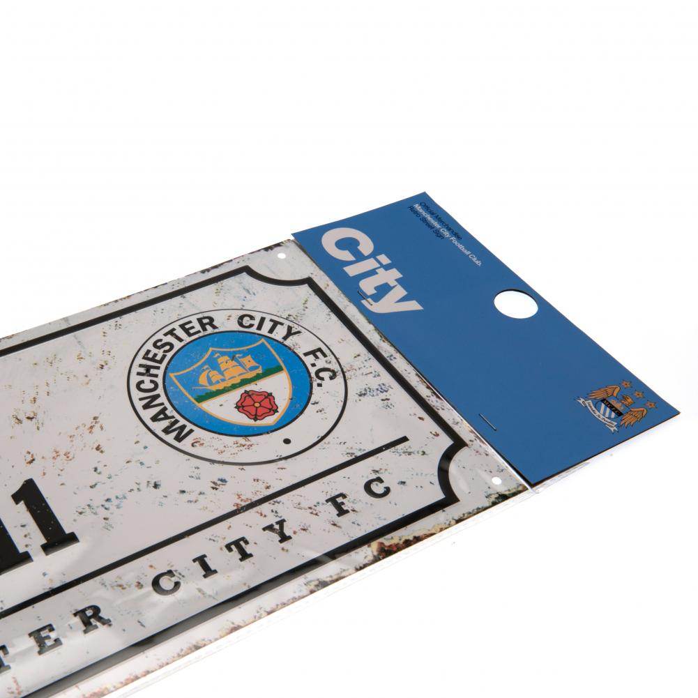 Manchester City FC Retro Street Sign - Gift Arch