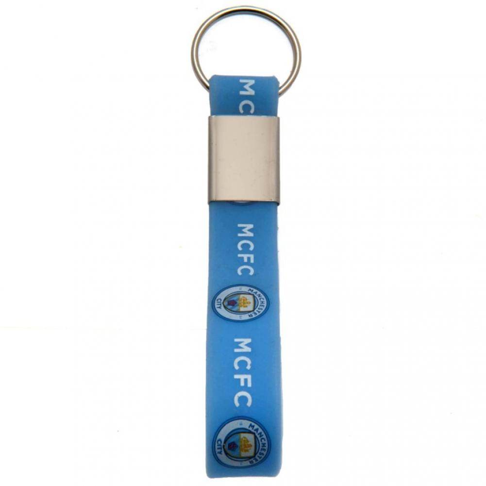 Manchester City FC Silicone Keyring - Gift Arch