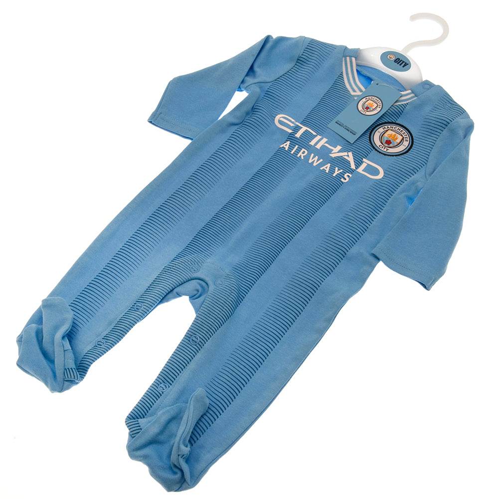 Manchester City FC Sleepsuit 0/3 mths ES - Gift Arch