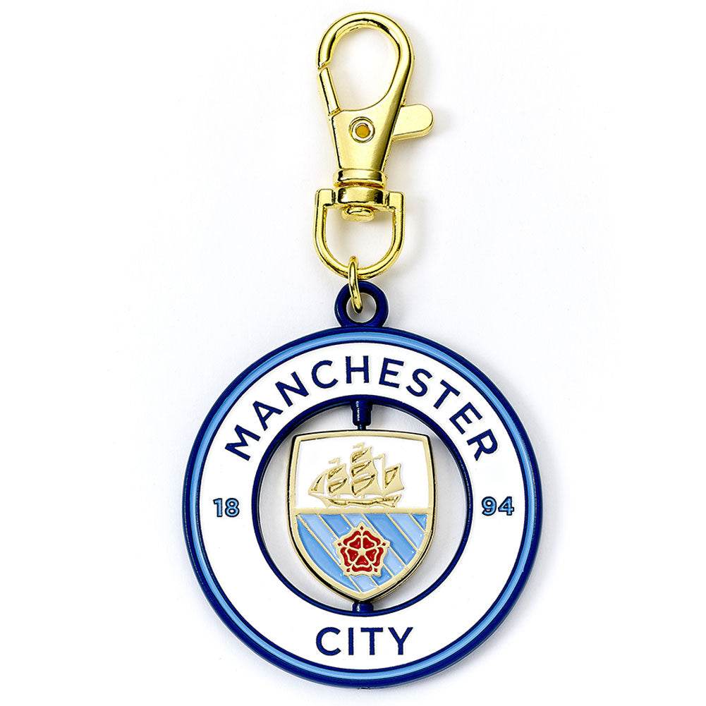 Manchester City FC Spinner Bag Charm - Gift Arch