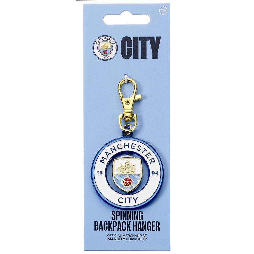Manchester City FC Spinner Bag Charm - Gift Arch