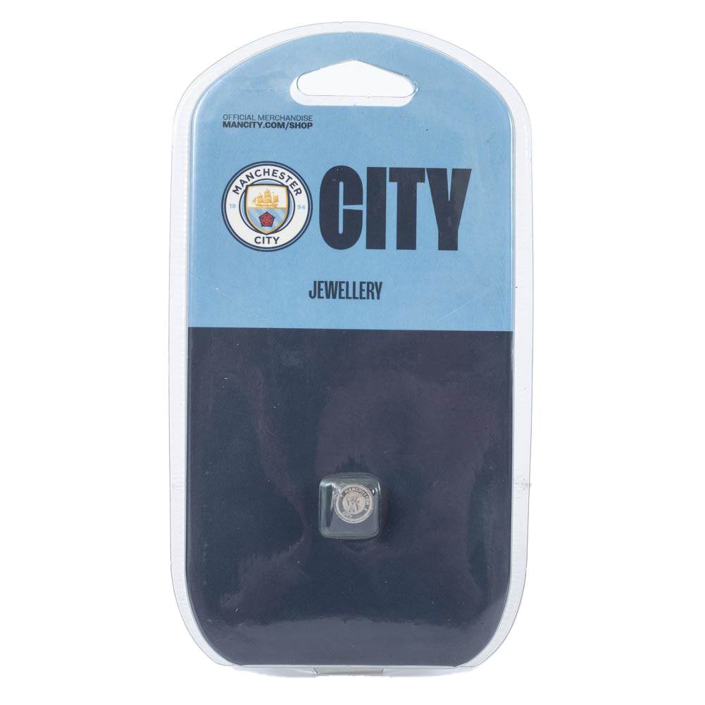 Manchester City FC Stainless Steel Stud Earring - Gift Arch