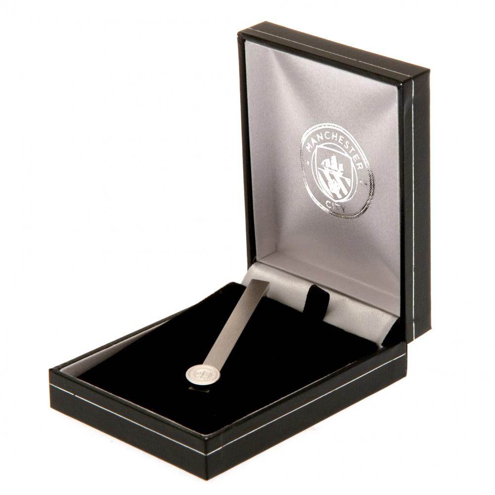 Manchester City FC Stainless Steel Tie Slide - Gift Arch