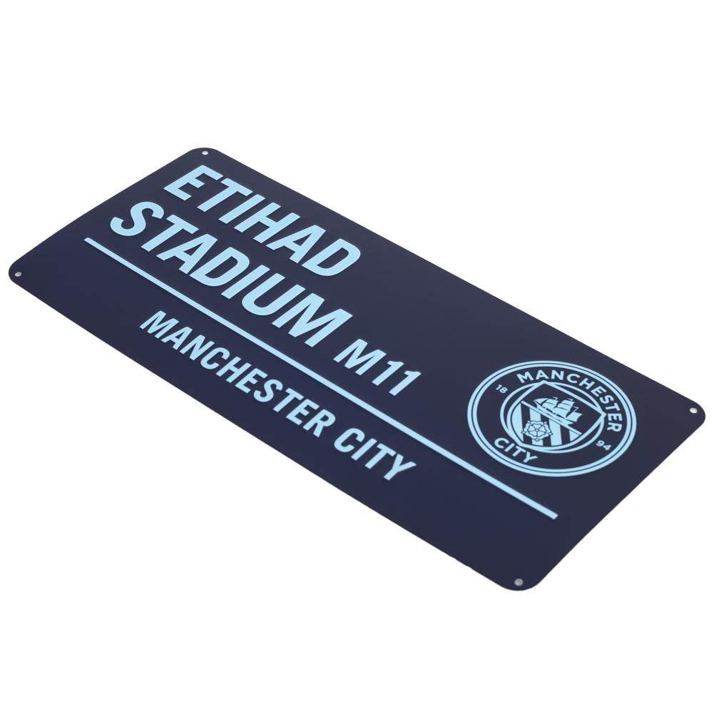 Manchester City FC Two Tone Street Sign - Gift Arch