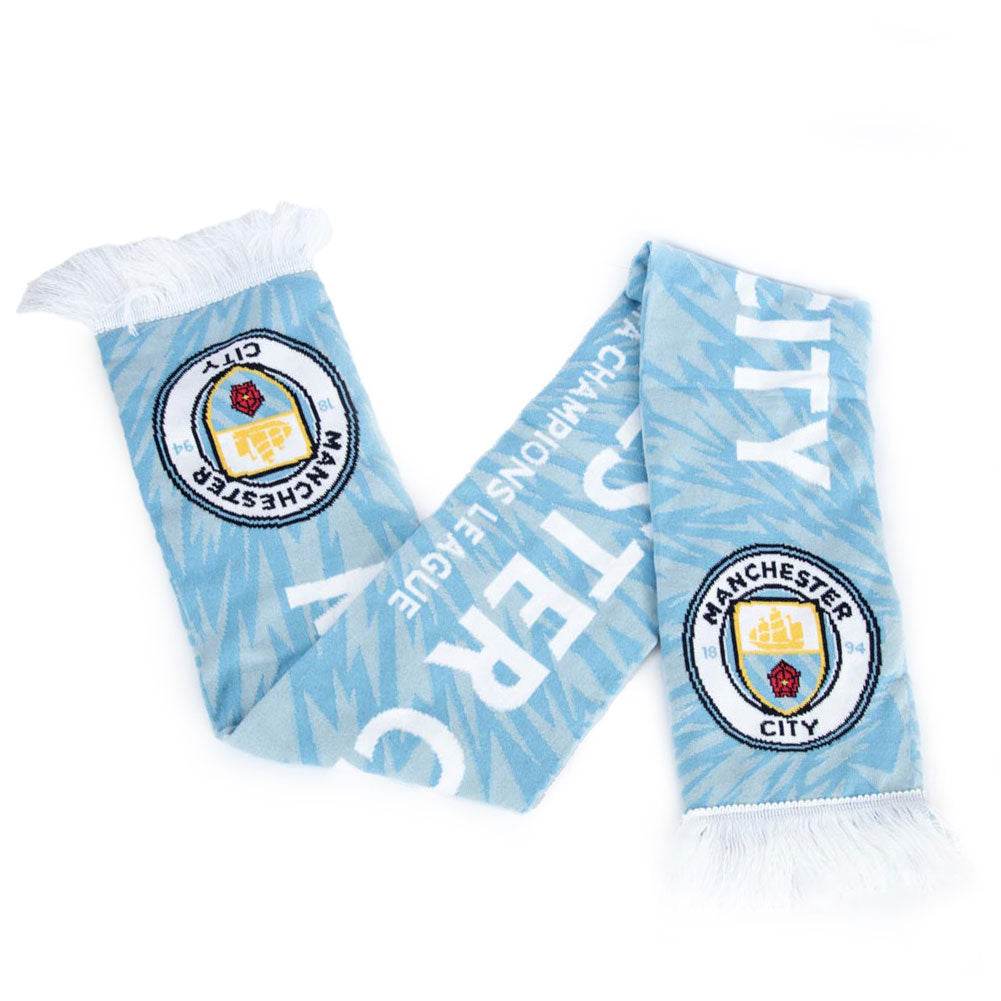 Manchester City FC UCL Scarf - Gift Arch