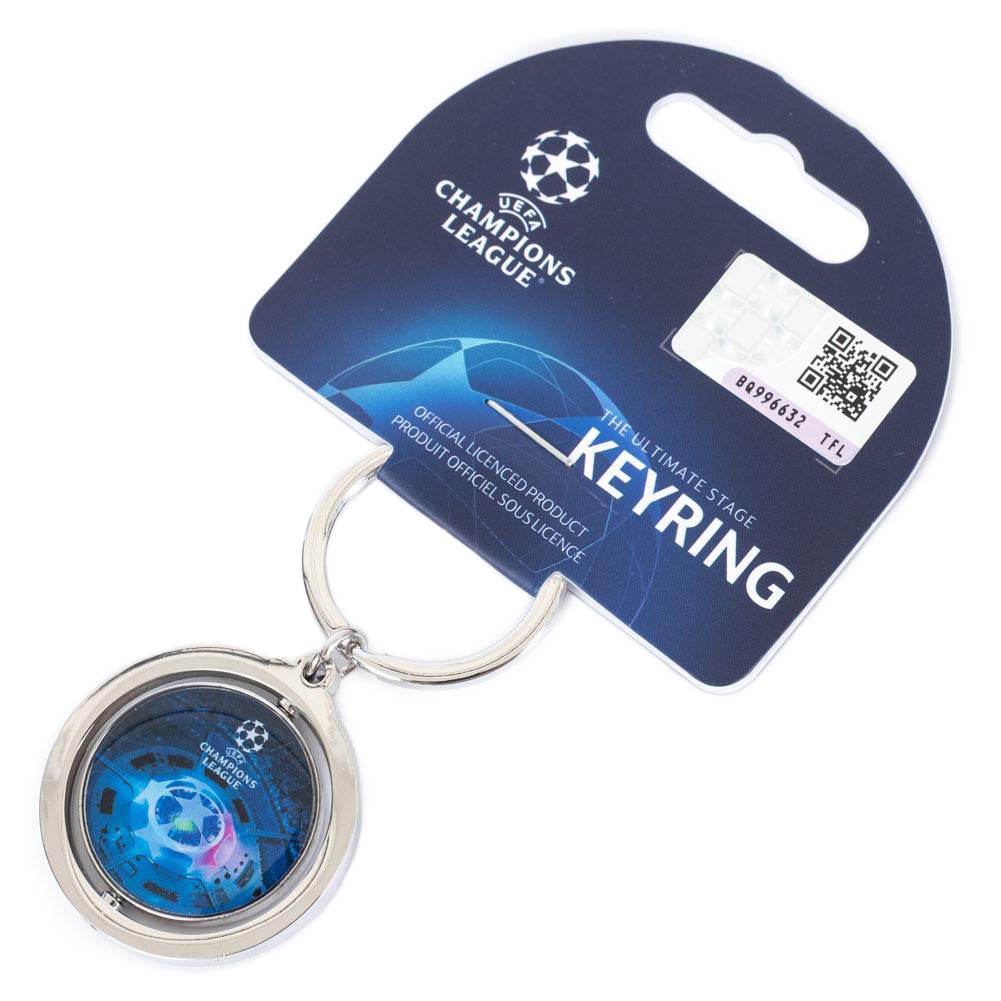 Manchester City FC UCL Spinner Keyring - Gift Arch