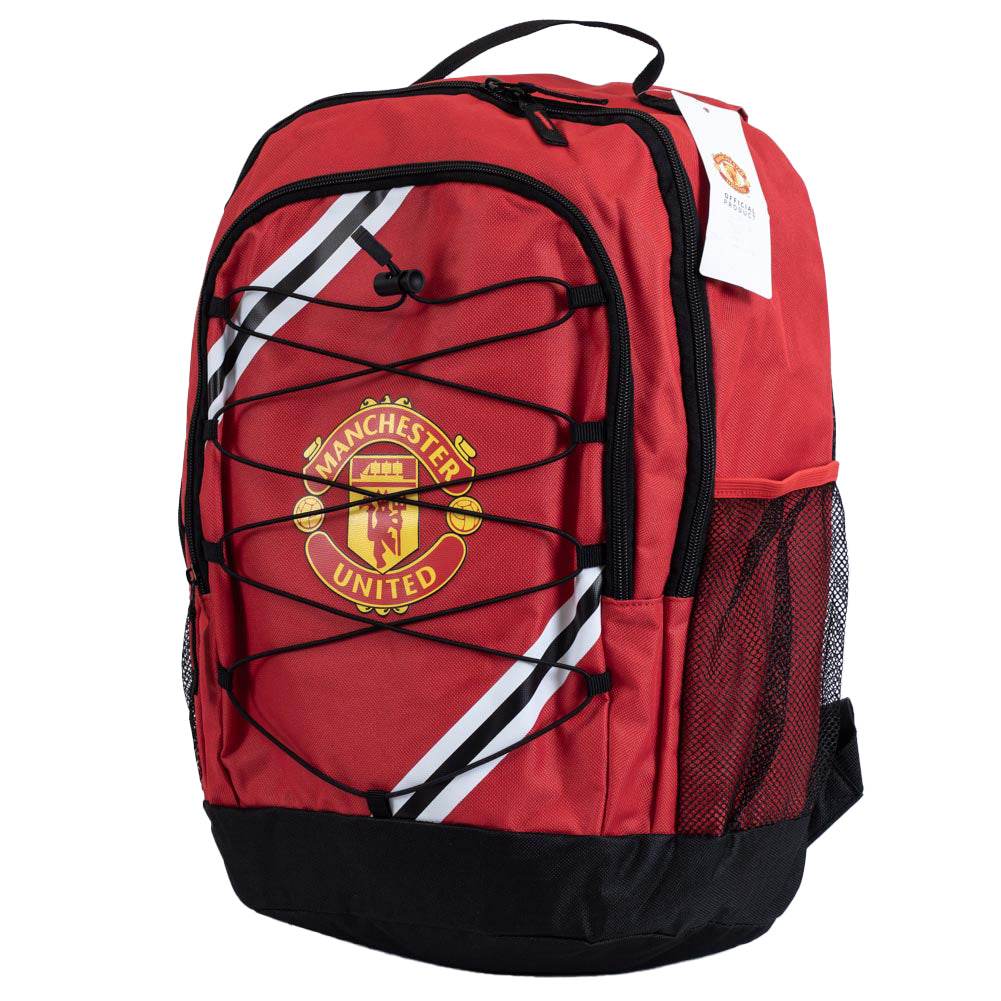 Manchester United FC Core Stripe Backpack - Gift Arch