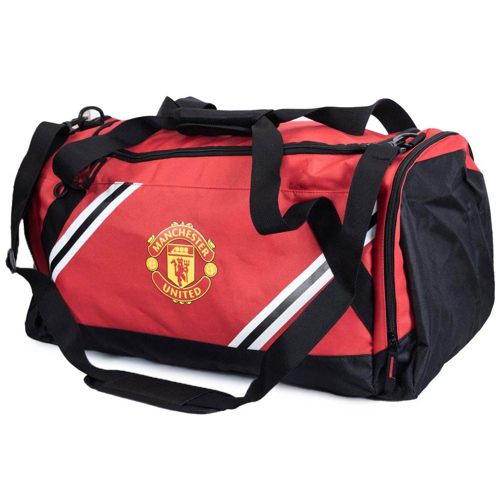 Manchester United FC Core Stripe Holdall - Gift Arch