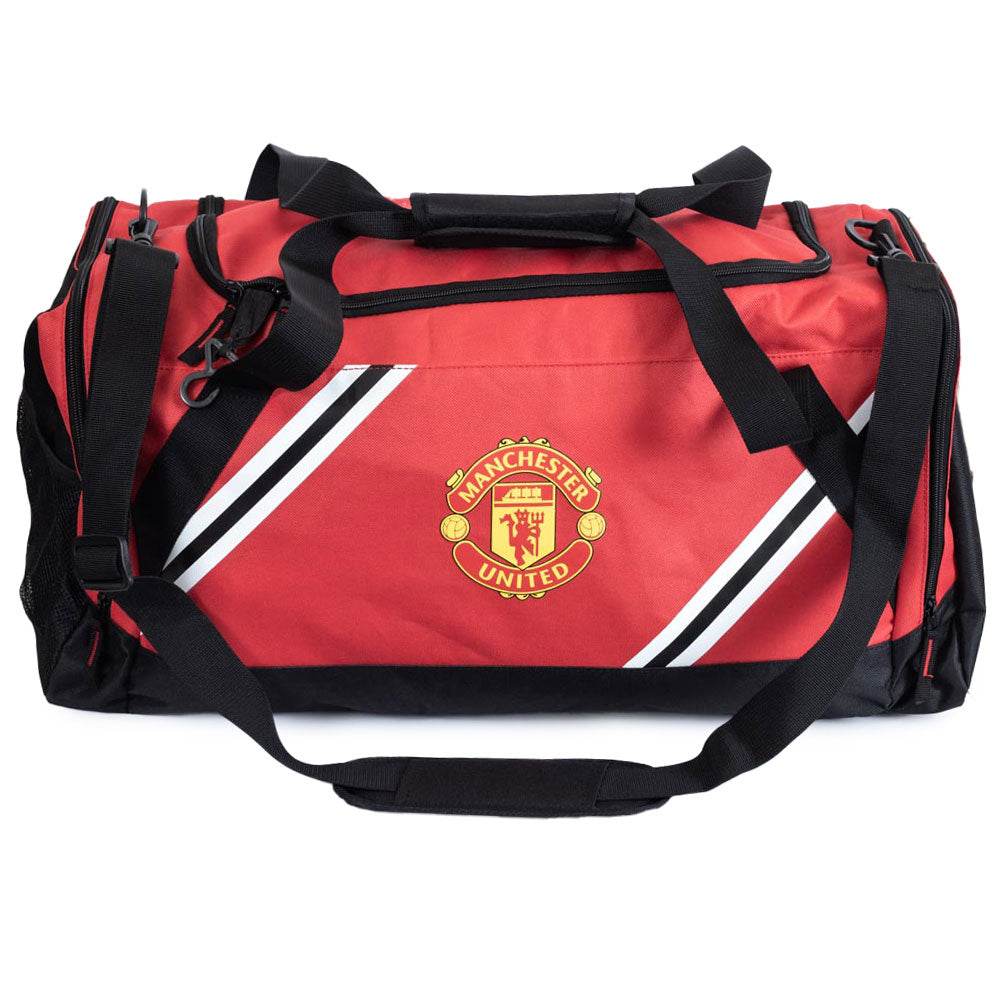 Manchester United FC Core Stripe Holdall - Gift Arch