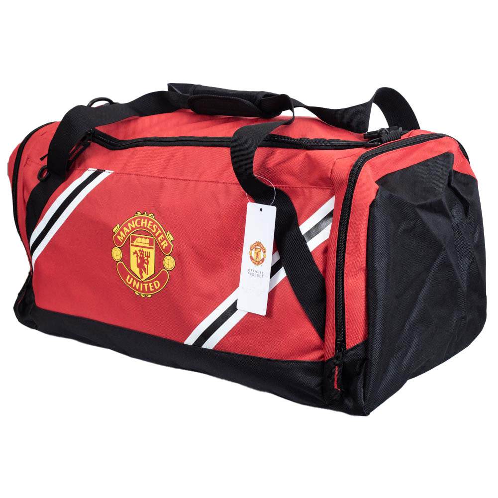 Manchester United FC Core Stripe Holdall - Gift Arch