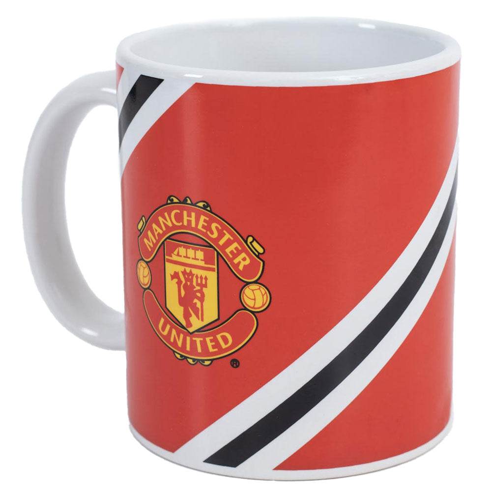 Manchester United FC Core Stripe Mug - Gift Arch