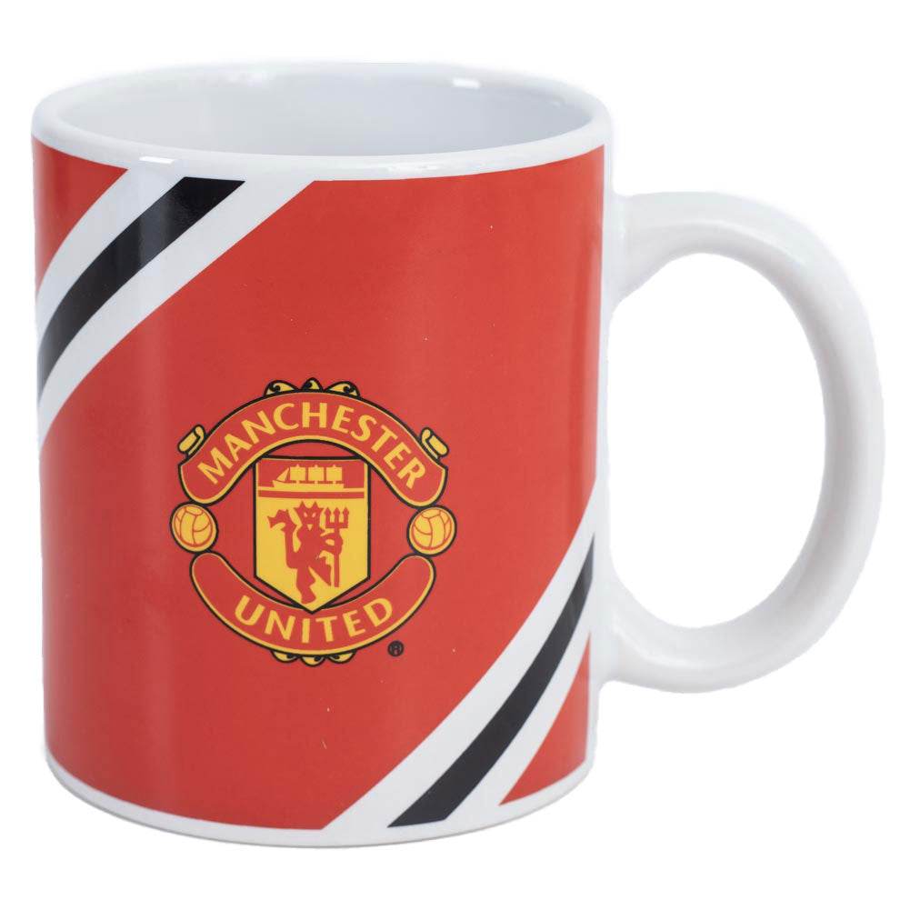 Manchester United FC Core Stripe Mug - Gift Arch